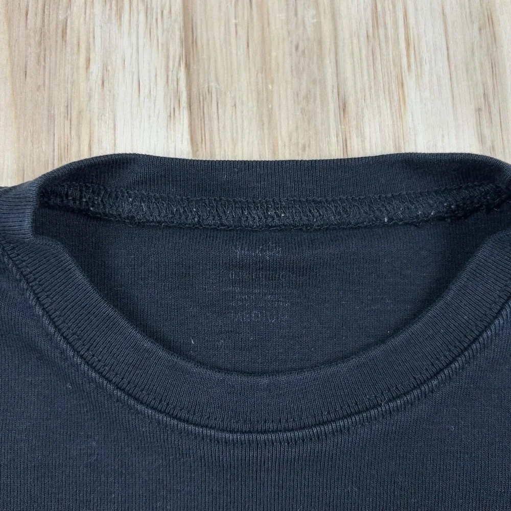 John Galt Women's Medium Black Heavyweight Fitted Baby Tee Devil Graphic Y2K